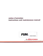 Предварительный просмотр 1 страницы Jeanneau Fun Instruction And Maintenance Manual