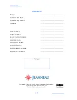 Preview for 12 page of Jeanneau LEADER 625 Owner'S Manual