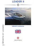 Preview for 1 page of Jeanneau LEADER 9 Owner'S Manual