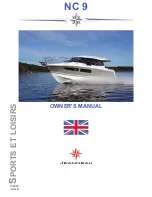 Preview for 1 page of Jeanneau NC 9 Owner'S Manual