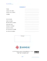 Preview for 12 page of Jeanneau SUN ODYSSEY 42 DS Owner'S Manual