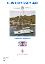 Предварительный просмотр 1 страницы Jeanneau SUN ODYSSEY 440 Owner'S Manual