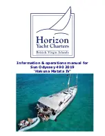 Preview for 1 page of Jeanneau Sun Odyssey 490 Information & Operation Manual