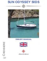 Jeanneau SUN ODYSSEY 50DS Owner'S Manual preview