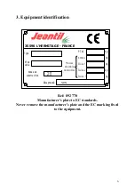 Preview for 6 page of JEANTIL PR 2000 R Instruction Manual