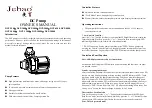 Предварительный просмотр 4 страницы Jebao DCP-2500 Owner'S Manual