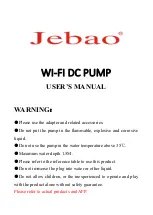 Предварительный просмотр 1 страницы Jebao MDC 10000 User Manual