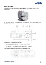 Preview for 4 page of JEC Pumps JRZL Series Operating & Maintenance Manual