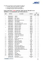 Preview for 51 page of JEC Pumps JRZL Series Operating & Maintenance Manual