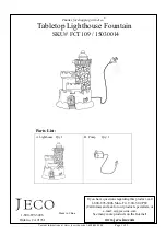 Предварительный просмотр 1 страницы Jeco FCT109 Quick Start Manual