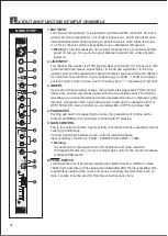 Preview for 5 page of Jedia EFFECT PRO 8224 Operating Instructions Manual