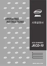 Jedia J6CD-10 Operating Instructions Manual preview