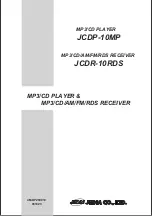 Предварительный просмотр 10 страницы Jedia JCDR-10RDS Manual