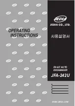 Preview for 1 page of Jedia JFA-242U Perating Instructions