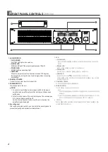 Preview for 4 page of Jedia JFX-425 Operating Instructions Manual