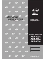 Jedia JMA-300A Operating	 Instruction preview