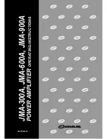 Preview for 11 page of Jedia JMA-300A Operating	 Instruction