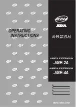 Jedia JME-2A Operating Instructions Manual preview