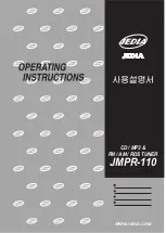 Jedia JMPR-110 Operating Instructions Manual предпросмотр