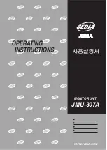 Jedia JMU-307A Operating Instructions Manual предпросмотр