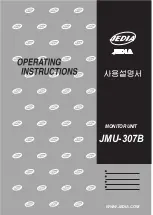 Jedia JMU-307B Operating Instructions Manual preview