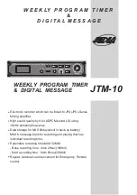 Jedia JTM-10 Instructions Manual preview