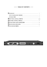 Preview for 2 page of Jedia JTU-110DAB Operating Instructions Manual