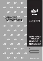 Preview for 1 page of Jedia MOBILE 35 Operating Instructions Manual