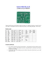 Jeds Peds CSound Bass Fuzz Quick Start Manual preview