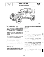 Предварительный просмотр 187 страницы Jeep 1987 Wrangler Workshop Manual