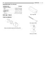 Предварительный просмотр 42 страницы Jeep 200 Cherokee Service Manual