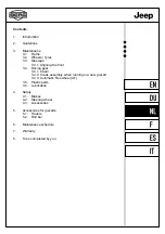 Preview for 7 page of Jeep 49.90.31.33 User Manual