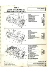 Preview for 3 page of Jeep Cherokee 16 1982 Technical & Service Manual