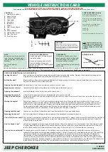 Предварительный просмотр 4 страницы Jeep Grand Cherokee SRT 2014 Vehicle Instruction Card