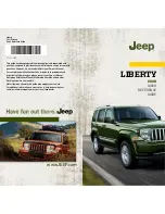 Jeep Liberty Quick Reference Manual preview