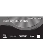 Предварительный просмотр 1 страницы Jeep MEDIA CENTER 730N (RER) Navigation Manual