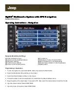 Preview for 6 page of Jeep MyGIG Information Manual