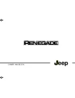 Jeep Renegade Owner'S Handbook Manual preview