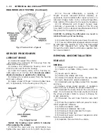 Предварительный просмотр 132 страницы Jeep Wrangler 1999 Electronic Service Manual