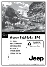 Предварительный просмотр 1 страницы Jeep Wrangler Pedal Go-kart BF-3 User Manual