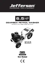 Preview for 1 page of Jefferson Professional Tools & Equipment 6.5HP User Manual