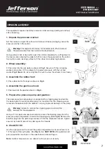 Preview for 7 page of Jefferson Professional Tools & Equipment 6.5HP User Manual