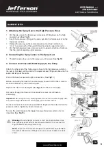 Preview for 9 page of Jefferson Professional Tools & Equipment 6.5HP User Manual