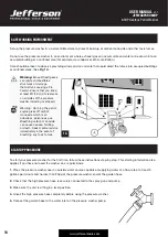 Preview for 10 page of Jefferson Professional Tools & Equipment 6.5HP User Manual