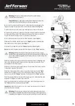 Preview for 11 page of Jefferson Professional Tools & Equipment 6.5HP User Manual