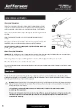 Preview for 14 page of Jefferson Professional Tools & Equipment 6.5HP User Manual