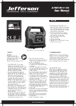 Jefferson Professional Tools & Equipment JEFBATCHG15-1224 User Manual предпросмотр