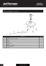 Предварительный просмотр 16 страницы Jefferson Professional Tools & Equipment JEFCEMPETRED-L 2.0HP User Manual