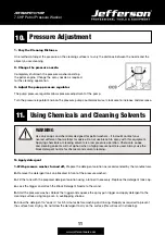 Предварительный просмотр 11 страницы Jefferson Professional Tools & Equipment JEFWASPET075HP User Manual