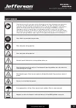 Предварительный просмотр 5 страницы Jefferson Dynamo 430A STARTER CHARGER User Manual